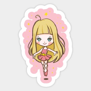 Cute ballerina Sticker